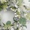 Christmas Wreaths for Front Door 22 Inch Artificial Christmas Wreath White Winter Wreath with Berries Pine Cones Pine Needles for Xmas Indoor Outdoor Decor